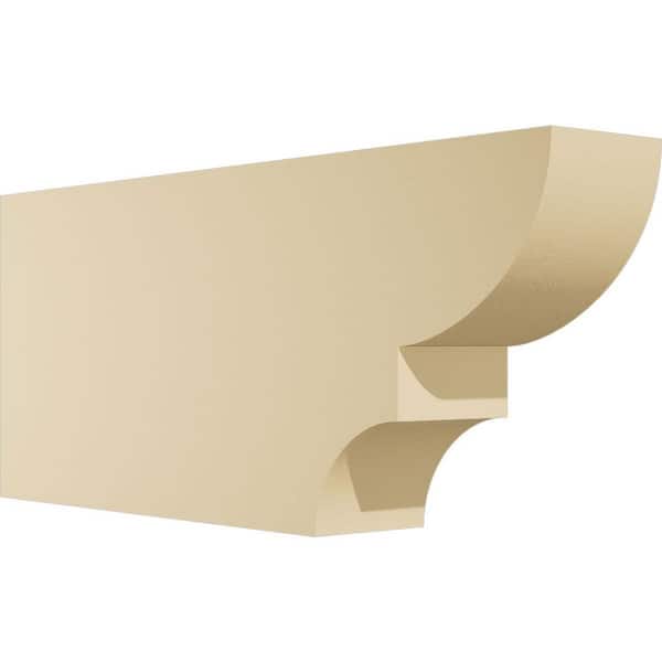 Ekena Millwork Standard Ridgewood 4 in. W x 10 in. H x 24 in. D Signature Urethane Rafter Tail Outlooker