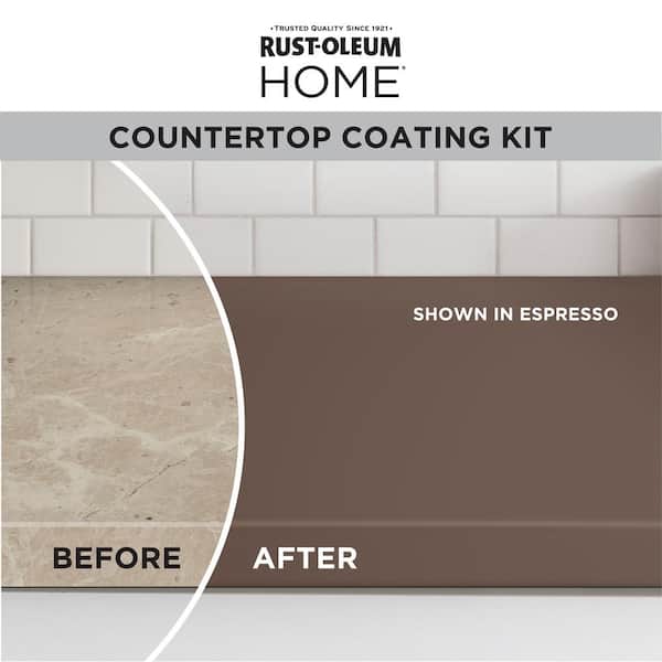 1 qt. Espresso Satin Interior Countertop Paint Kit