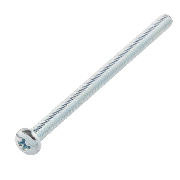 M3-0.5x45mm Zinc Pan Head Phillips Drive Machine Screw 2-Pieces