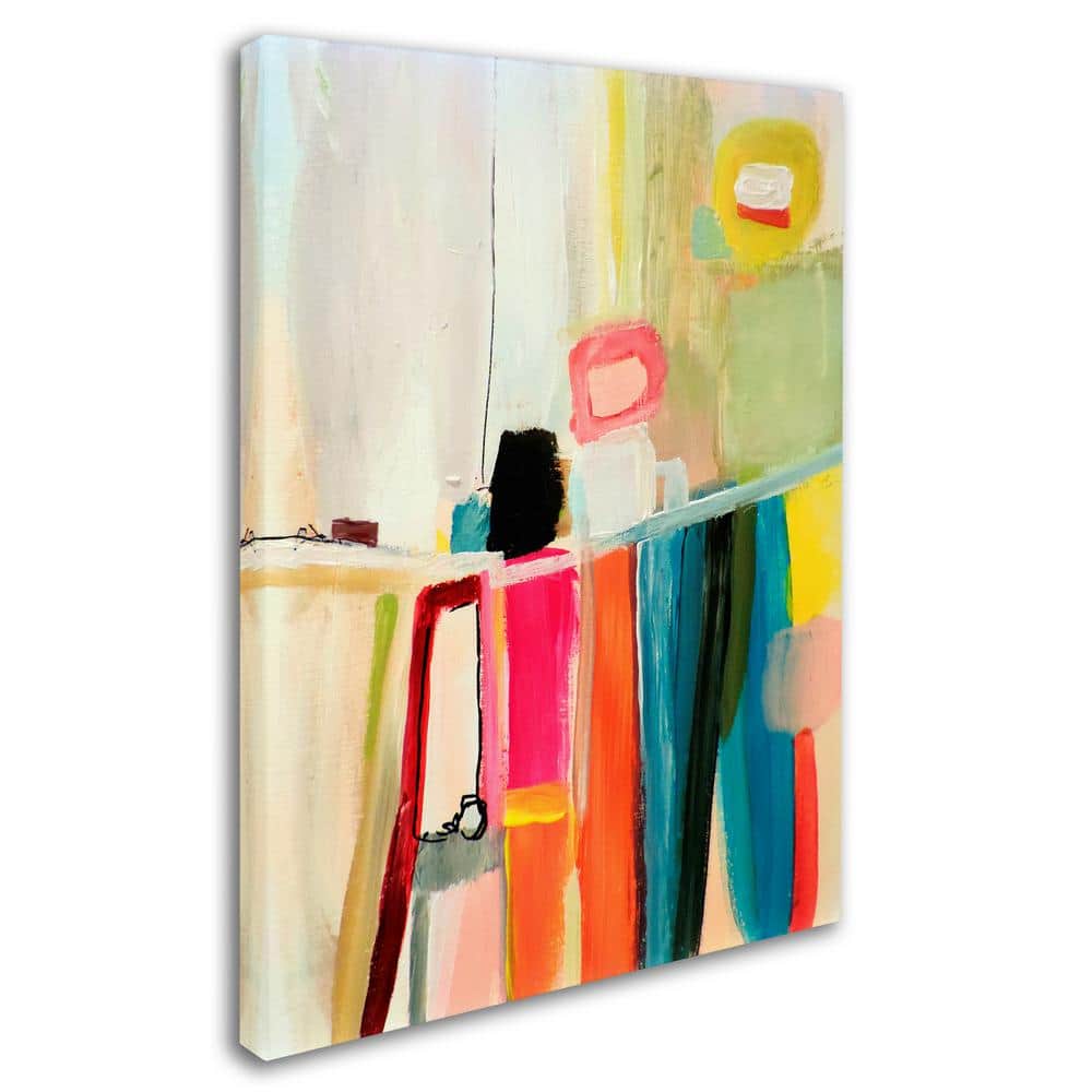Sylvie Demers Colorful Abstract Canvas Art, 18 in x 24 in
