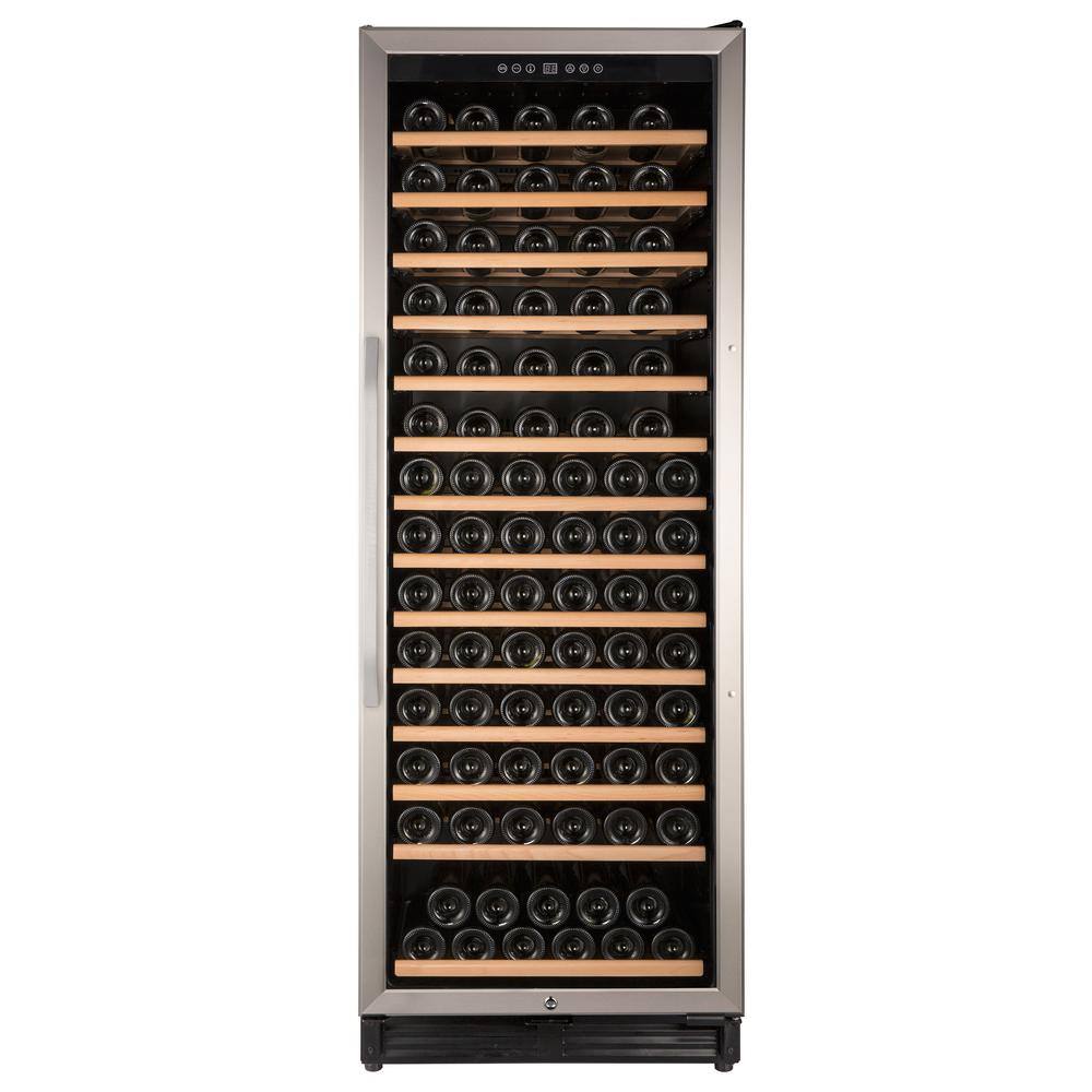 Avanti 23.5 in. W Single Zone 149Bottle Wine Cooler WCF149SE3S The Home Depot