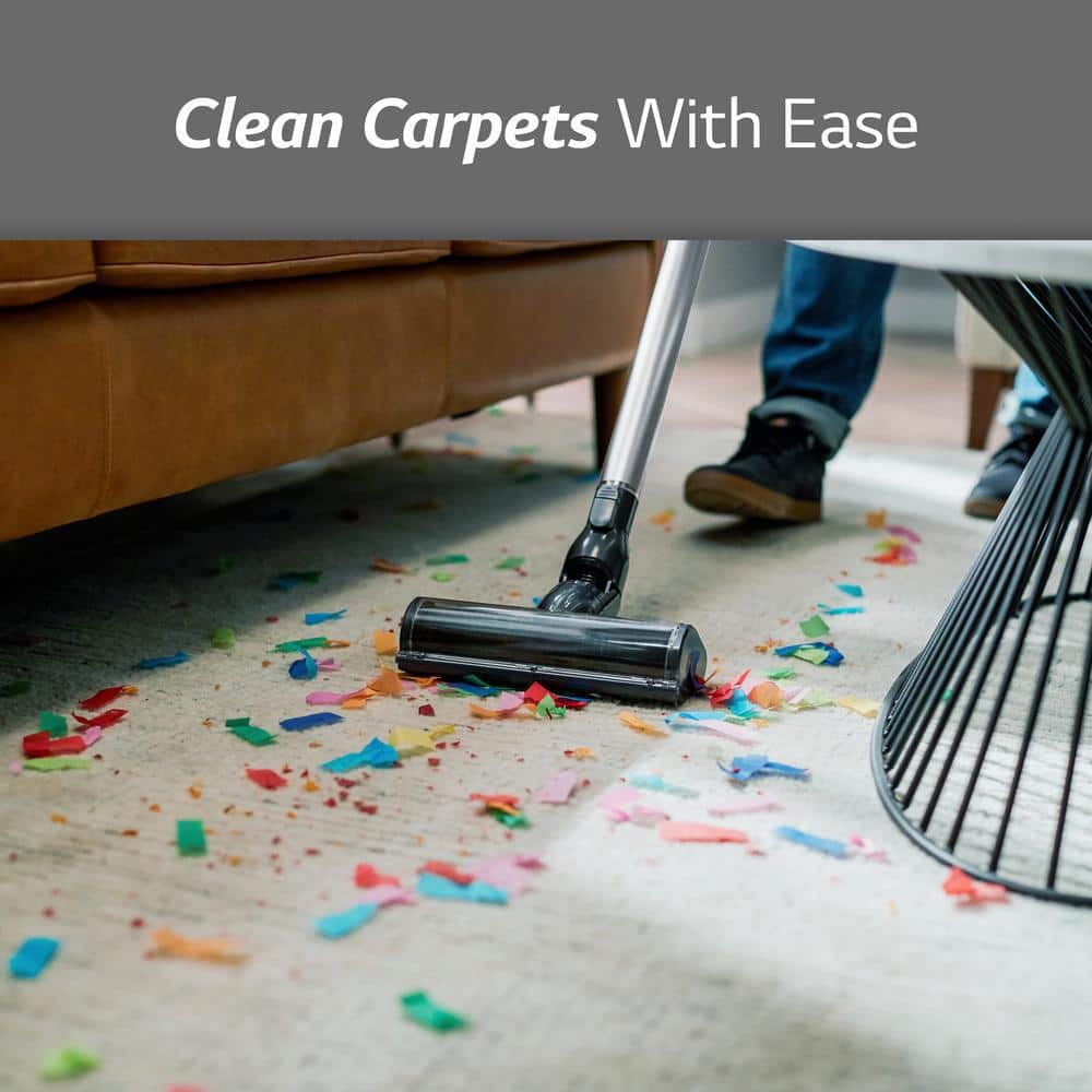 Silver Cordless Stick Vacuum with Kompressor Technology