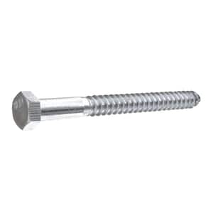 1/2 in. x 5-1/2 in. Hex Zinc Plated Lag Screw (25-Pack)