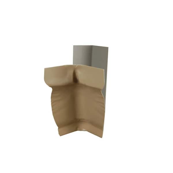 Amerimax Home Products 6 in. Pebblestone Clay Aluminum K Style Inside Gutter Strip Miter