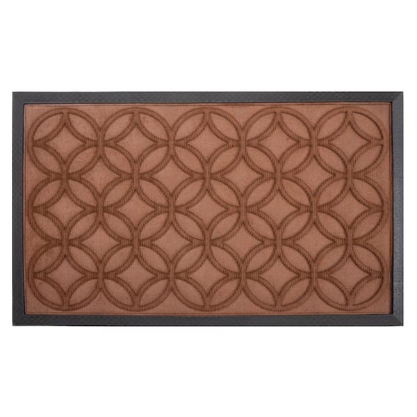 Chantilly Indoor/Outdoor Mat, 18" x 30", Brown
