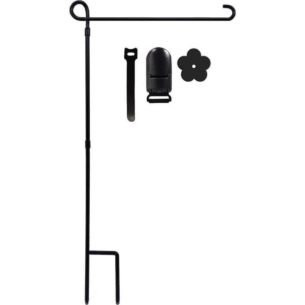 Premium Weather-Proof Metal Garden Flag Holder Stand with Clip and Stopper for Outdoor Decor Decoration price history on PriceWatchPro