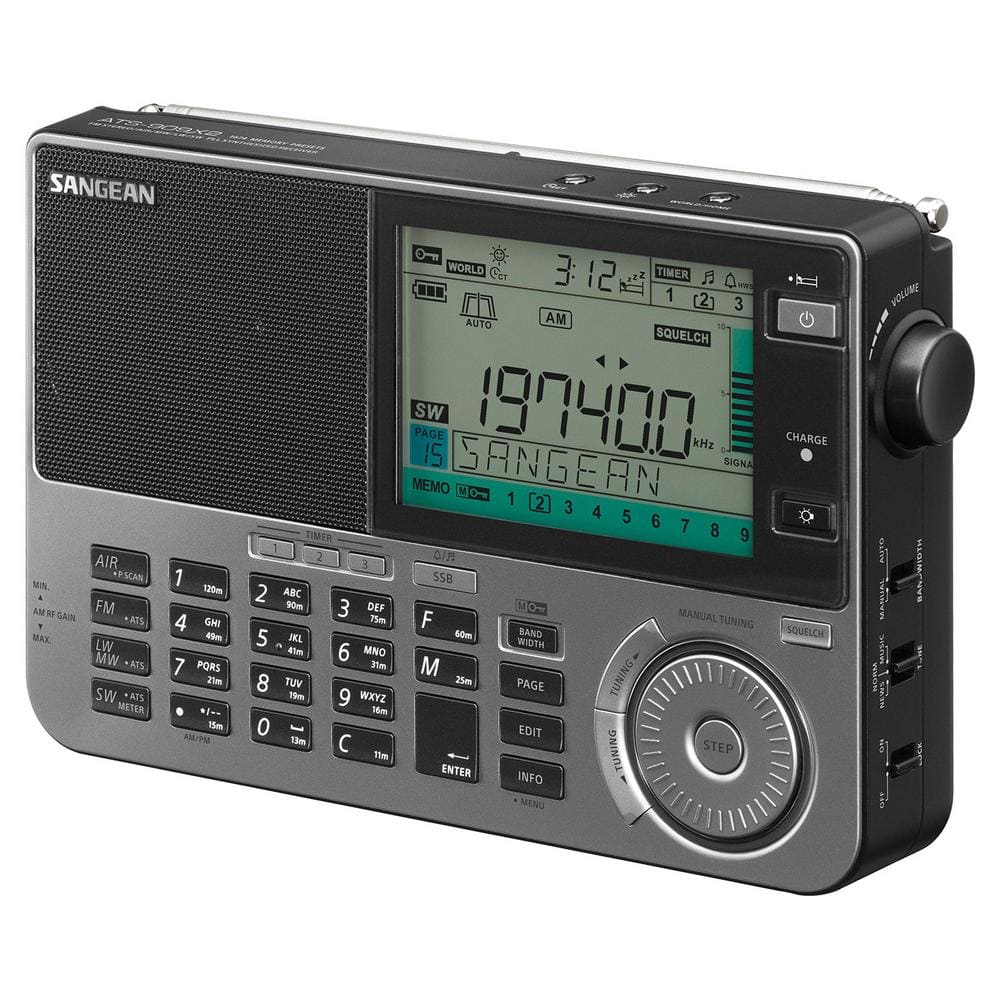 Anesthesie Erge, ernstige Neem een ​​bad Sangean The Ultimate FM/SW/MW/LW/Air Multi-Band Radio ATS-909X2 - The Home  Depot
