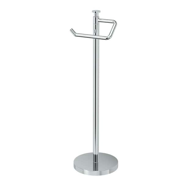 Gatco Freestanding Toilet Paper Holder in Polished Chrome