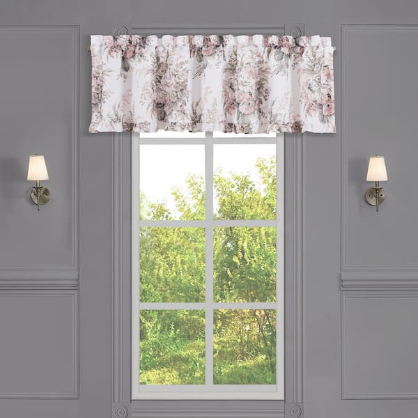 Estelle Blush Polyester Window Straight Valance