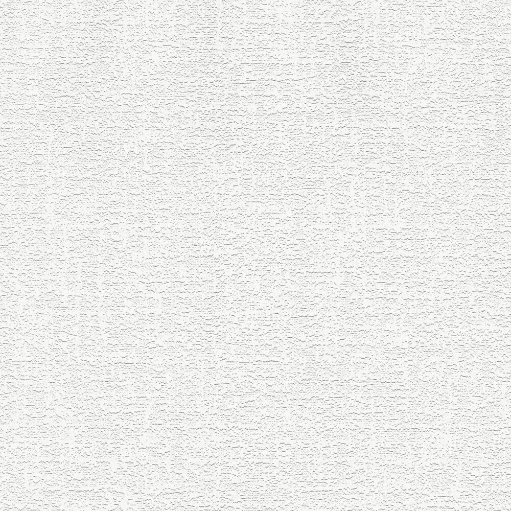 Brewster Lou White Stucco Linen Paintable Vinyl PrePasted Textured