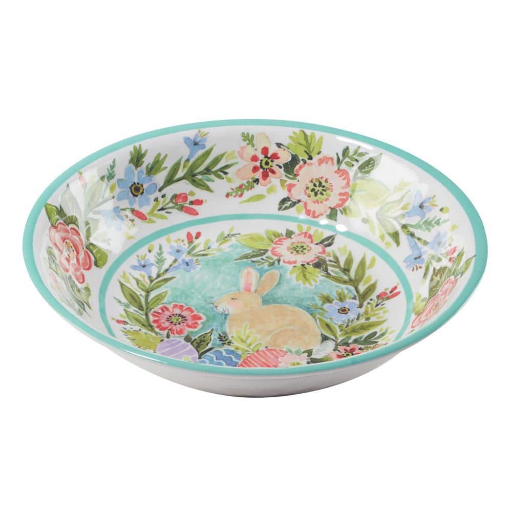 Photos - Tray Certified International Joy of Easter 7.5 in. 21.09 fl.oz. Assorted Colors Melamine Serving Bowl S 
