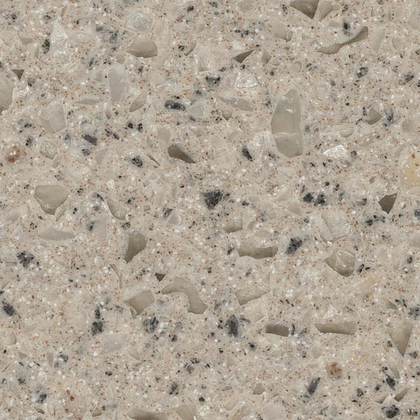 Wilsonart 2 in. x 2 in. Solid Surface Countertop Sample in Tumbled Stone