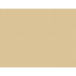 Oriel Wheat Fine Linen Vinyl Strippable Wallpaper (Covers 60.8 sq. ft.)