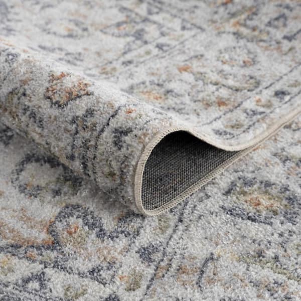 Hauteloom Arias Beige Blue Washable Area Rug