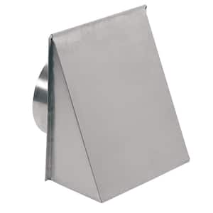 Aluminum Wall Cap for 8 in. Round Duct in Natural Finish