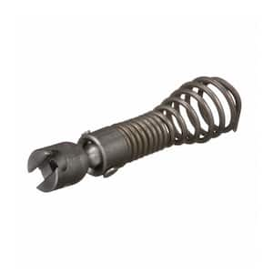 T-217 4 in. Drop Head Bulb Auger Drain Cleaning Cable Attachment, Fits 3/8 in. Inner Core & 5/8 in. Sectional Cables