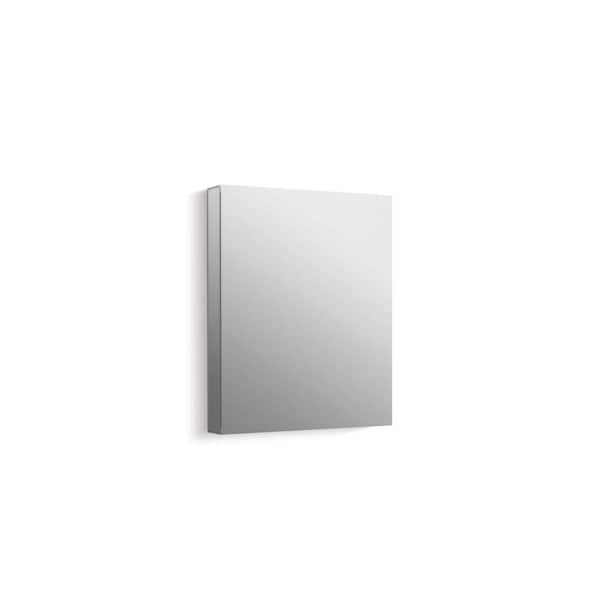 KOHLER Maxstow 20 in. x 24 in. Aluminum Frameless Surface-Mount Soft Close Medicine Cabinet with Mirror