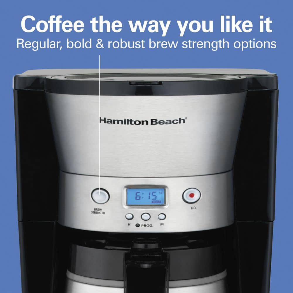 Hamilton Beach 10-Cup Stainless Steel Programmable Thermal Coffee Maker