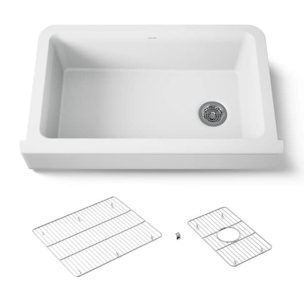 Cairn 28.63 in. Undermount Single Bowl Matte Taupe Granite Composite Kitchen Sink