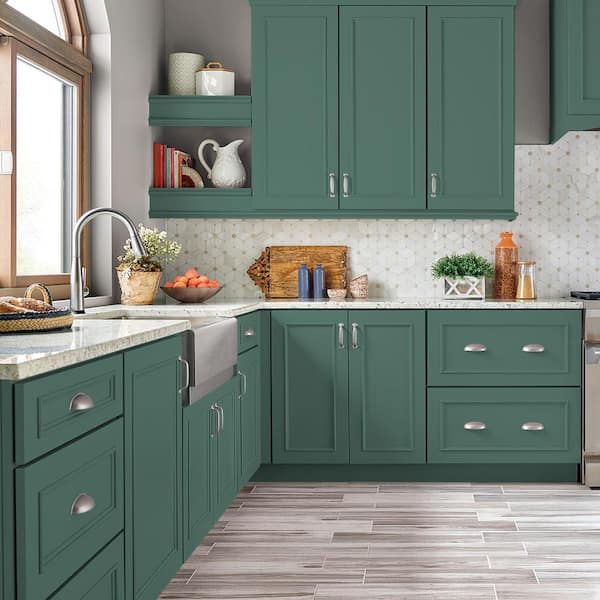 1 qt. #M440-6 Trellis Vine Satin Enamel Interior/Exterior Cabinet, Door & Trim Paint
