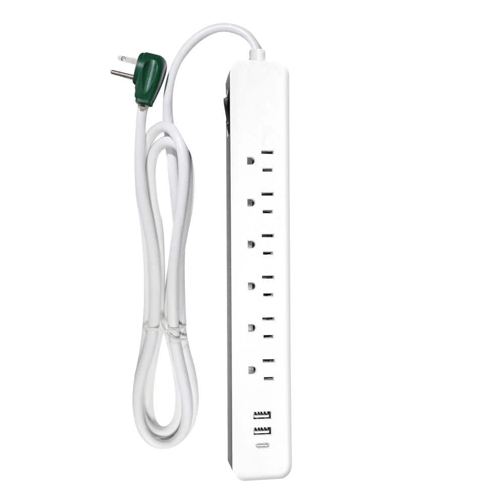 Inc. 6-ft. Cord Surge Protector with 6-Outlets, USB-A and USB-C, 450 Joules - GG-1662USBC price history on PriceWatchPro