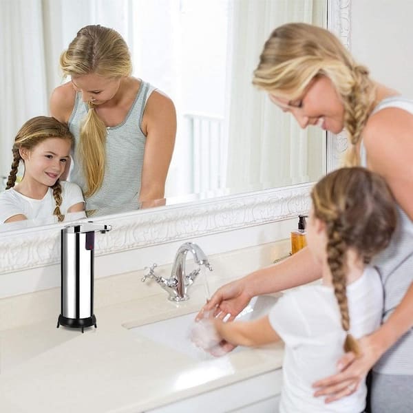 Hands Free Automatic Stainless Steel Soap Dispenser for Kitchen and Bathroom  