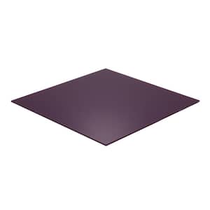 12 in. x 12 in. x 1/8 in. Thick Acrylic Purple 2287 Sheet