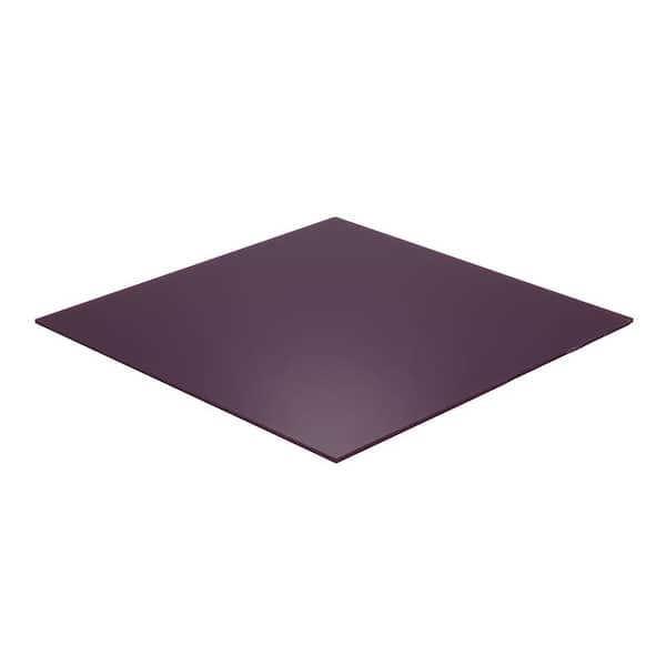 Falken Design 24 in. x 48 in. x 1/8 in. Thick Acrylic Purple 2287 Sheet