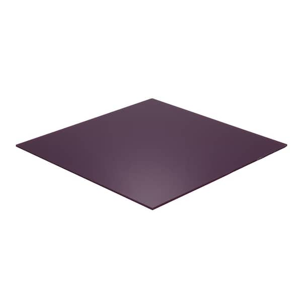 Falken Design 36 in. x 60 in. x 0.125 in. Thick Acrylic Purple