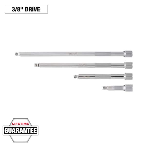 3/8 in. Drive Wobble Extension Set (4-Piece)