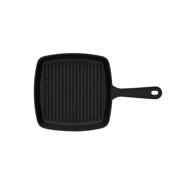 BBQ Cast Iron Grill Pan with Removable Handle – Kitchen Best