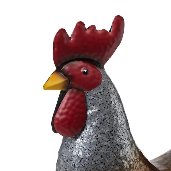 Happy Chicken Table Top Figurine 4” Rustic Farmhouse Decor Figure Decoration 