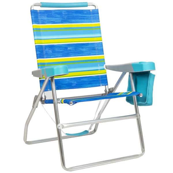Rio Beach Striped Aluminumolding Beach Chair