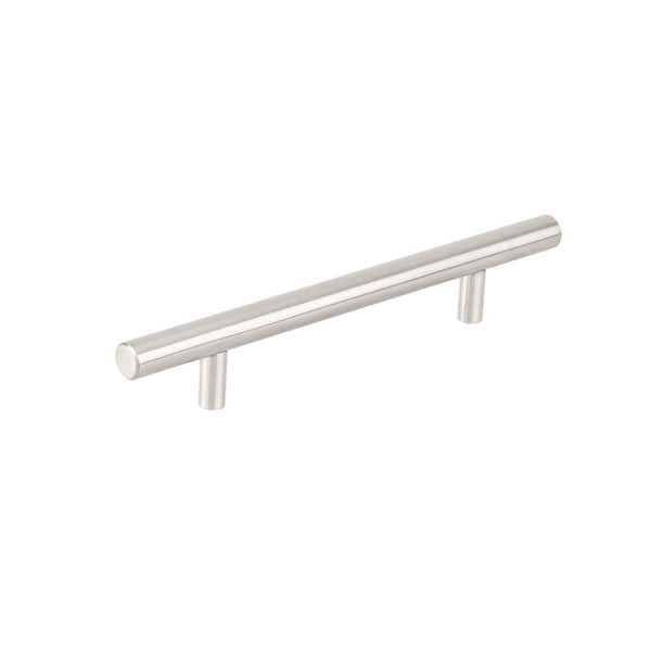 Richelieu Hardware Antibacterial Collection 5 1/16 in. (128 mm) Stainless Steel Modern Cabinet Bar Pull