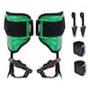 Tree Climbing Spikes Kit With Safety Harness – Alloy Steel Spurs, 350lb Capacity, Adjustable For Arborists & Outdoor Use