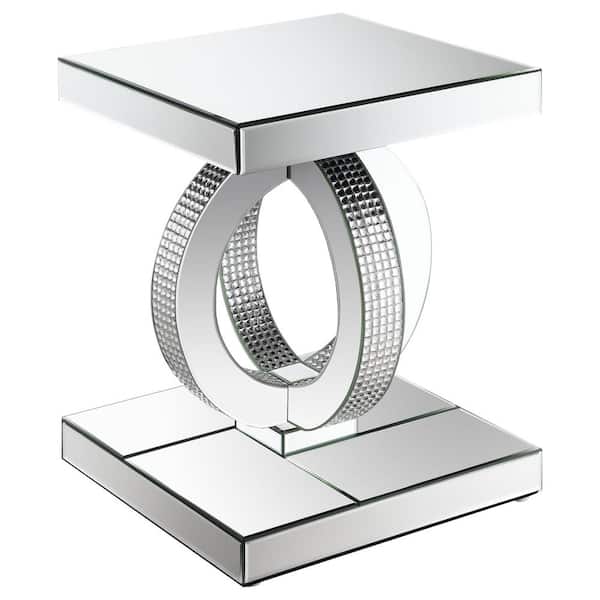 Coaster 15.75 in. Mirror Square End Table