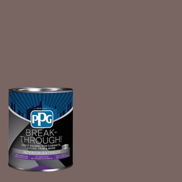1 qt. PPG1017-6 Bold Brandy Satin Door, Trim & Cabinet Paint