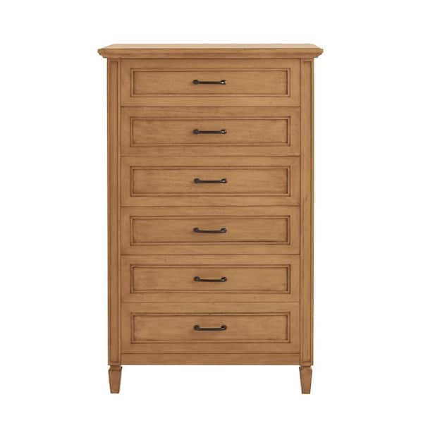 Home Decorators Collection Bonawick Patina Wood 6-Drawer Chest of Drawers  (50 in. H x 32 in. W x 19 in. D) Bonawick Chest - The Home Depot