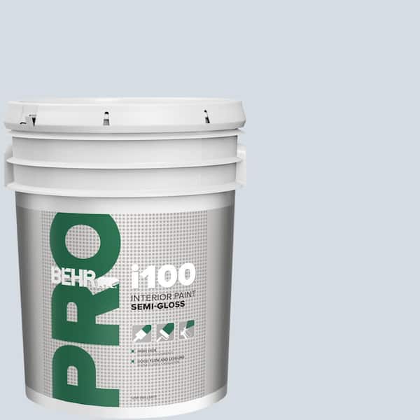 BEHR PRO 5 gal. #PPL-45 Mystic Pool Semi-Gloss Interior Paint