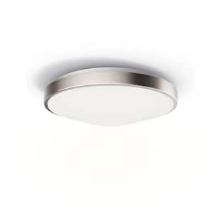 13 in. 5-in-1 Selectable Color Temperature Integrated LED Flush Mount Ceiling-Light (2-Pack)