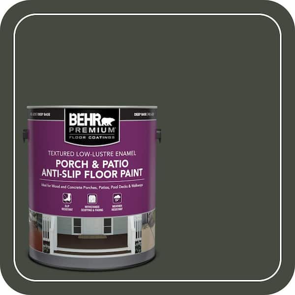1 gal. #BXC-12 Deep Forest Textured Low-Lustre Enamel Interior/Exterior Porch and Patio Anti-Slip Floor Paint
