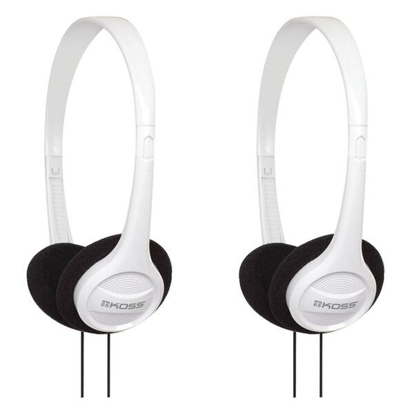 Koss KPH7 On-Ear Headphones in White (2 