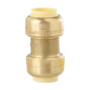 1/2 in. x 1.2 in. Brass Push-Fit Coupling