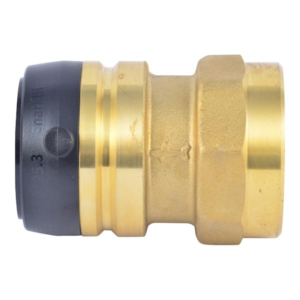 SharkBite 1-1/4 in. Push-to-Connect FIP Brass Adapter Fitting