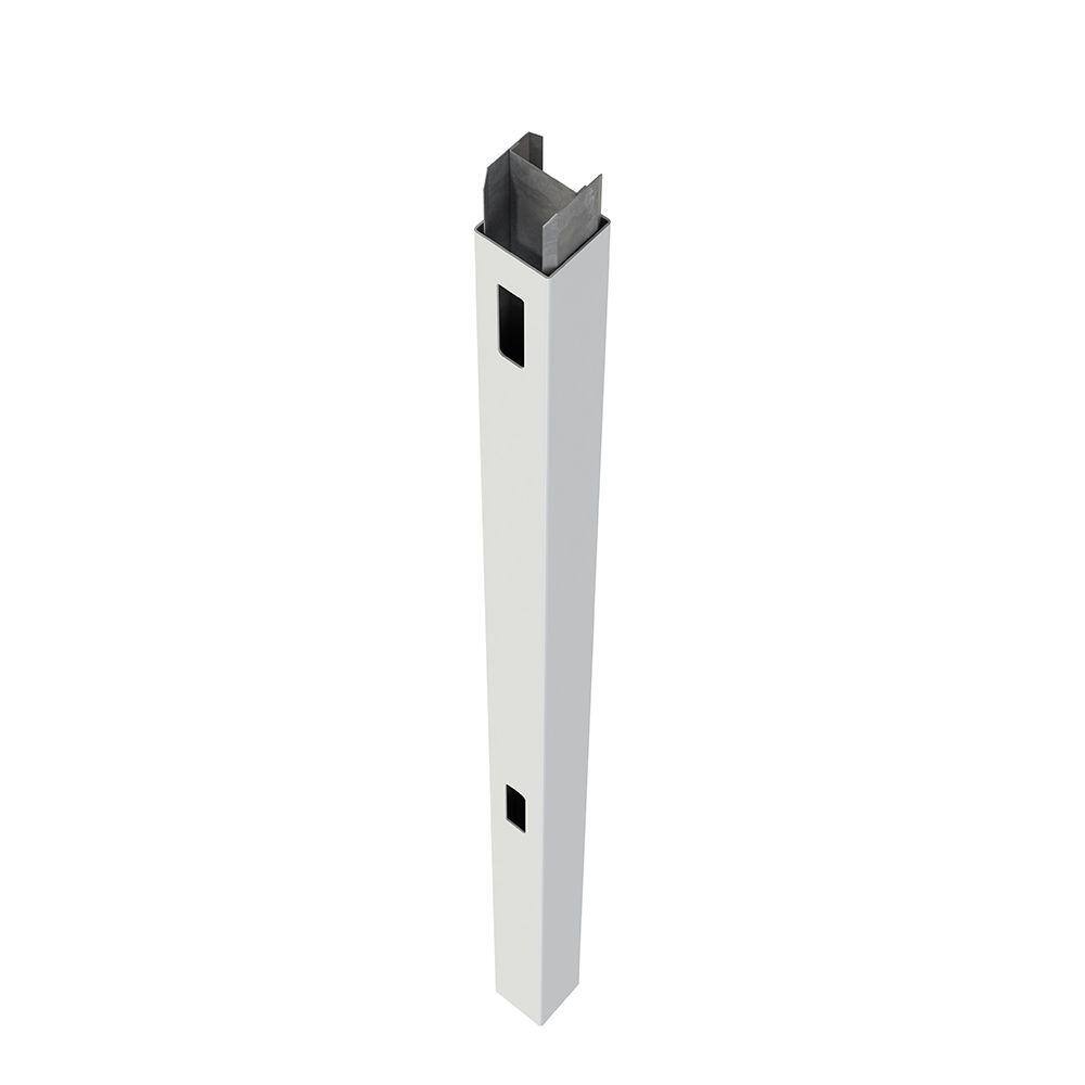 5 in. x 5 in. x 106 in. Aluminum Insert for Vinyl Fence Post