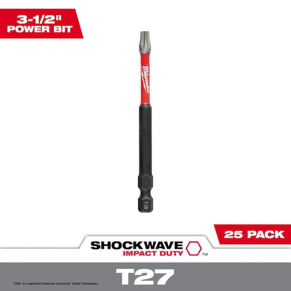 N-Durance NTX2550 TORX Impact Bits T25 X 50mm (10 Pack