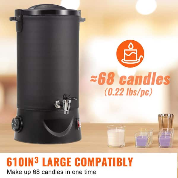 New Design Electric Wax Melter for Candle Making, 7 Qts (14 Lbs), Soy