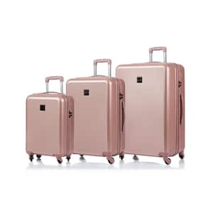 CHAMPS Iconic 28 in.,24 in., 20 in. RoseGold Hardside Luggage Set with Spinner Wheels (3-Piece)