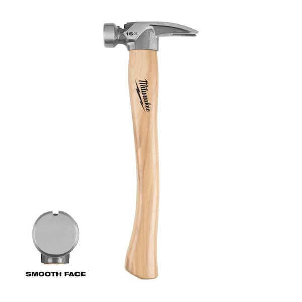 16 oz. Smooth Face Hickory Handle Hammer