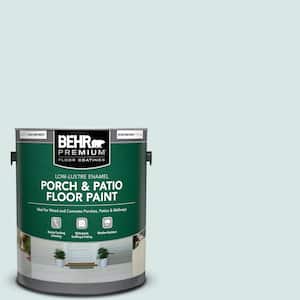 1 gal. #500E-2 Aqua Breeze Low-Lustre Enamel Interior/Exterior Porch and Patio Floor Paint